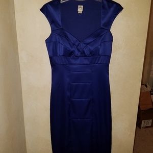 Signature by Sangria Royal Blue Dress